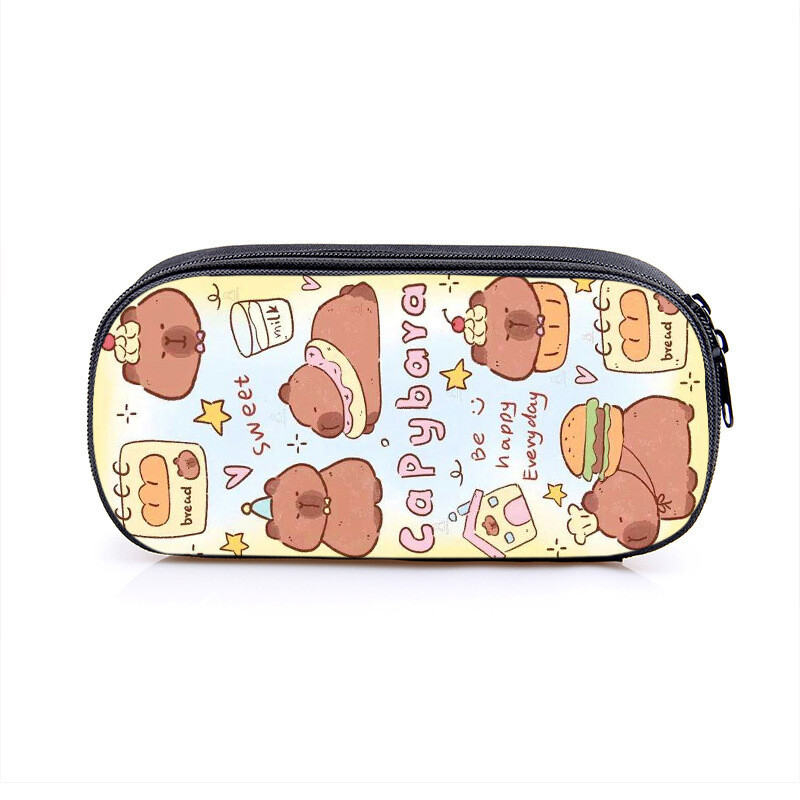 24 pārrobežu jauna stila Kapibara bērnu pārnēsājams penālis sākumskolas skolēniem jauka rakstāmpiederumu kastīte vīriešiem un sievietēm radošs penālis