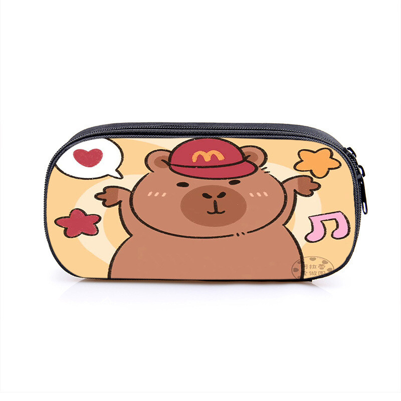 24 pārrobežu jauna stila Kapibara bērnu pārnēsājams penālis sākumskolas skolēniem jauka rakstāmpiederumu kastīte vīriešiem un sievietēm radošs penālis