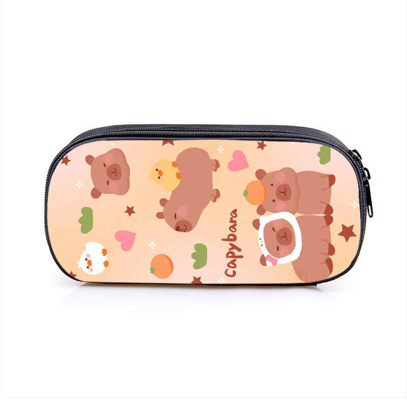24 pārrobežu jauna stila Kapibara bērnu pārnēsājams penālis sākumskolas skolēniem jauka rakstāmpiederumu kastīte vīriešiem un sievietēm radošs penālis