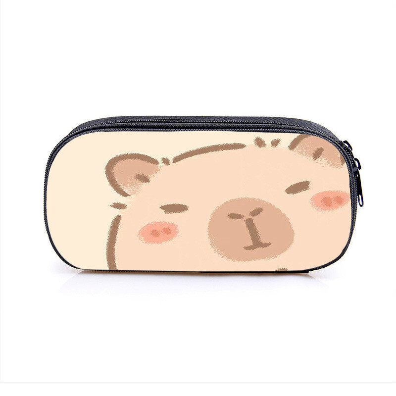 24 pārrobežu jauna stila Kapibara bērnu pārnēsājams penālis sākumskolas skolēniem jauka rakstāmpiederumu kastīte vīriešiem un sievietēm radošs penālis