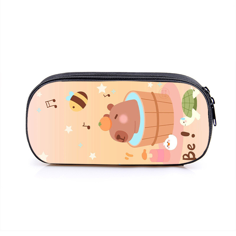 24 pārrobežu jauna stila Kapibara bērnu pārnēsājams penālis sākumskolas skolēniem jauka rakstāmpiederumu kastīte vīriešiem un sievietēm radošs penālis