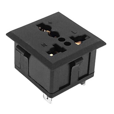 Universaalne USA Ühendkuningriik EL vahelduvvoolu toitepaneeli väljund Ameerika Jaapan Austraalia Briti Saksamaa Prantsusmaa Brasiilia vahelduvvoolu pistikupesa 13A vask