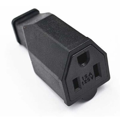 Must 15A 125V NEMA 5-15P/5-15R USA Kanada Jaapan Mehhiko 3 kontaktiga eemaldatav juhtmestiku pistikupesa tööstuslik meessoost toitepistik