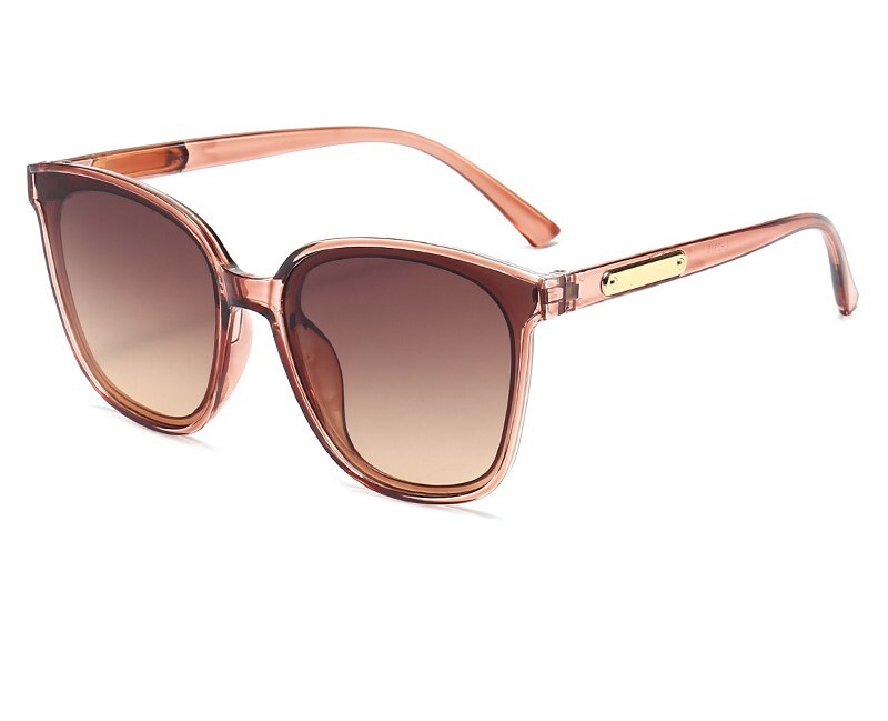 2022. aasta uue stiili päikeseprillid suure näoga naistele, õhukesed suvised UV-vastased Korea stiilis prillid ümara näo jaoks, moodsad päikesevarjuga päikeseprillid