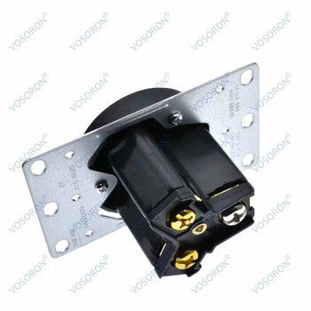 Щепсел Nema 10-50P 50-Amp 125V-250V 125/250V Щепсел за сушилня Ъглов 3-полюсен 3-жилен заземяващ прав щепсел за боядисване и печки