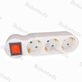 Drop Ship & Wholesale 16A Euroopa tüübi teisenduspistik 1-3-suunaline EU standardse toiteadapteri pistikupesa 28. märts