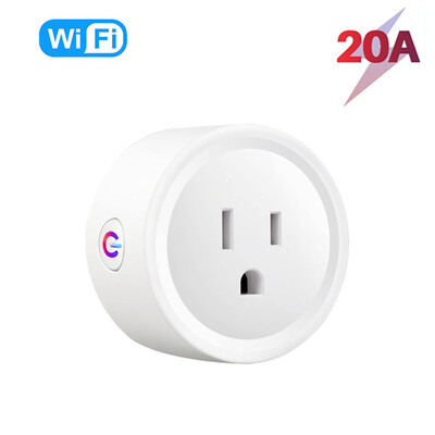 Tuya WIFI / Zigbee US Socket Smart Plug 10A/16A/20A Smart Life Remote Balss vadības laika izvads Darbs ar Google Home Alexa