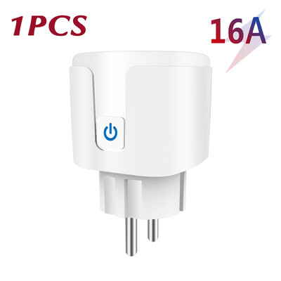 Smart Plug WiFi utičnica EU 16A/20A s funkcijom nadzora napajanja Tuya Smart Life APP Control radi s Alexa Google Home