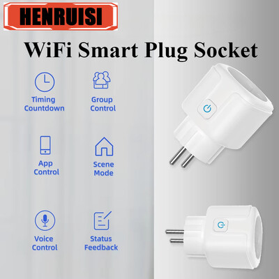 16A/20A Smart Plug EU AC100-240V Wifi utičnica Utičnica Tuya Life APP Funkcija mjerenja vremena Alexa Google nadzor Glasovna kontrola