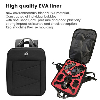 Για FPV Backpack Shoulder Bag Carrying Case Φορητή αδιάβροχη θήκη για DJI FPV Bag Drone Backpack Combo Drone DJI Goggles Tool