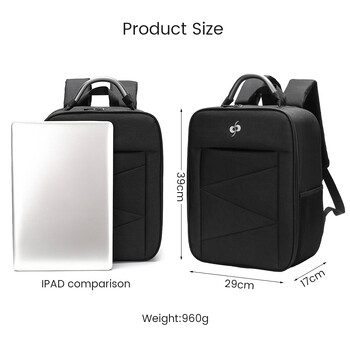 Για FPV Backpack Shoulder Bag Carrying Case Φορητή αδιάβροχη θήκη για DJI FPV Bag Drone Backpack Combo Drone DJI Goggles Tool