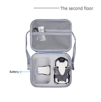 Φορητή τσάντα αποθήκευσης ώμου για DJI Mini 4 Pro Travel Case Carring Case Handheld Bag Box for Mini 4 Pro RC 2 Drone Accessories