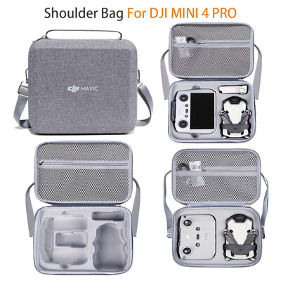 Φορητή τσάντα αποθήκευσης ώμου για DJI Mini 4 Pro Travel Case Carring Case Handheld Bag Box for Mini 4 Pro RC 2 Drone Accessories