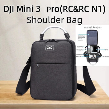 Drone Handbag Universal Bag Single Shoulder Crossbody Bags Drones Accessories Para For DJI Mini 3 Pro Storage Box