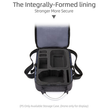 Τσάντα αποθήκευσης μεταφοράς για DJI Mini 3/Mini3 Pro Portable RC-N1 Remote Drone Shoulder Case Handle Box Cross-body cover