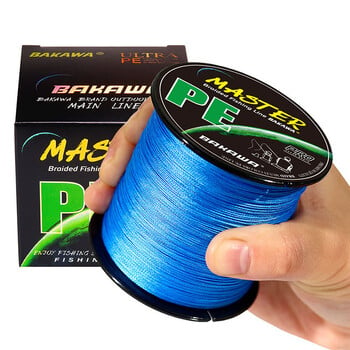 Bakawa 4 Strand Braided Fishing Line 300M 500M 100M Japanese Multifilament Pe Line, που χρησιμοποιείται για αντοχή στο αλμυρό νερό