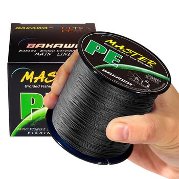 Bakawa 4 Strand Braided Fishing Line 300M 500M 100M Japanese Multifilament Pe Line, που χρησιμοποιείται για αντοχή στο αλμυρό νερό