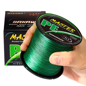 Bakawa 4 Strand Braided Fishing Line 300M 500M 100M Japanese Multifilament Pe Line, που χρησιμοποιείται για αντοχή στο αλμυρό νερό