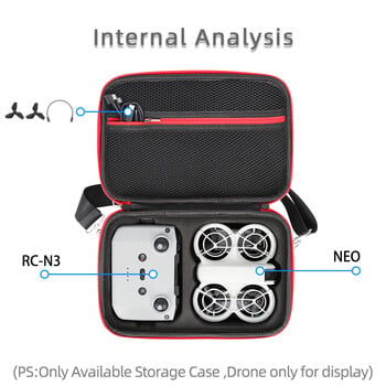 Θήκη μεταφοράς για DJI Neo Drone Accessories Bag Storage All-in-One Φορητή τσάντα τσάντα ταξιδιού Τσάντα ώμου