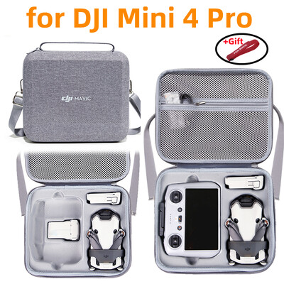 Torba za rame za DJI Mini 4 Pro All-in One Integrirana torba za pohranu Siva prijenosna kutija za kutiju za DJI Mini 4 Pro Kutija za dodatke