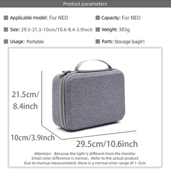 Τσάντα αποθήκευσης για DJI Neo Mini Portable Handbag Θήκη μεταφοράς εξωτερικού χώρου για θήκη χειριστηρίου DJI RC N3 Αξεσουάρ Drone