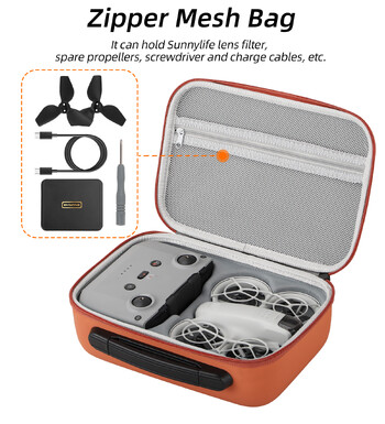 Για DJI Neo Storage Bag Protective Sleeve Αδιάβροχη θήκη για τηλεχειριστήριο DJI RC N3 Θήκη φορητού κουτιού μεταφοράς