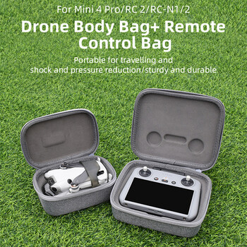 Nylon bag For DJI Mini 4 Pro RC-2/N2 Remote Storage Carrying Case Handle Carrying Cover Box Αξεσουάρ Drone Stand Alone Body