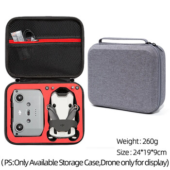 Για DJI Mini 4 Pro Bag Storage Box RC-N2 Γκρι/μαύρο Body Bag Drone Case Φορητή τσάντα για αξεσουάρ DJI Mini 4 Pro