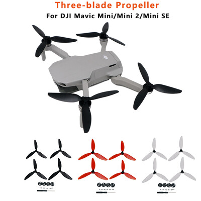 Έλικες για DJI Mavic Mini Drone, Προπέλα Quick Release Three-Blade, Αθόρυβη προπέλα μείωσης θορύβου για DJI Mavic Mini 2