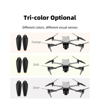 Резервна перка за DJI Air 3/Air 3S леки подпори 8747F Blade Quick Release Wing Fans Резервни части Аксесоари