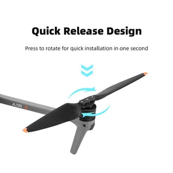 Резервна перка за DJI Air 3/Air 3S леки подпори 8747F Blade Quick Release Wing Fans Резервни части Аксесоари