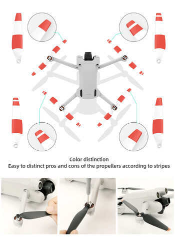 6030 Витло за DJI MINI 3 PRO Подпори Острие Леки крила Резервни части за DJI MINI 4 PRO Аксесоари за дрон