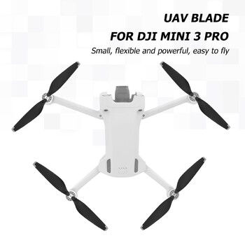 4 чифта витлови подпори Резервни остриета за DJI Mini 3 Pro Drone Нискошумни бързо освобождаващи се остриета Подпора Крило Вентилатори Резервни части