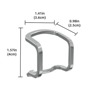 BRDRC Gimbal Bumper Guard Αλουμίνιο από κράμα αλουμινίου Προστατευτική ράβδος προστασίας Drop-proof Anti-Collision Camera Drone Protector για DJI Neo