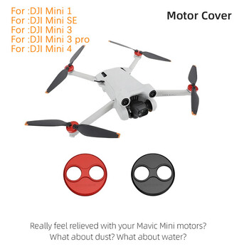 Αλουμινένιο κάλυμμα κάλυμμα κινητήρα για DJI Mini 2 SE/MINI 3 Pro αξεσουάρ Κάλυμμα ενάντια στα paddles Προστατευτικό κινητήρα με προστασία από τη σκόνη