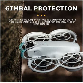 Gimbal Bumper Protective Bar за DJI Neo Drone Аксесоари Алуминиева сплав Anti-Collision Drone Gimbal Bumper Gimbal Bumper Guard