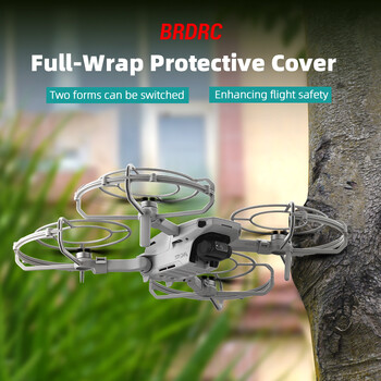 BRDRC Propeller Guard за DJI Mini 4K/Mavic Mini 1/2/SE Propeller Protector Подпори Wing Fan Cover Подвижна клетка Аксесоар за дрон