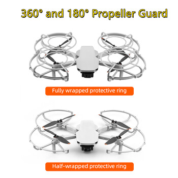 BRDRC Propeller Guard за DJI Mini 4K/Mavic Mini 1/2/SE Propeller Protector Подпори Wing Fan Cover Подвижна клетка Аксесоар за дрон