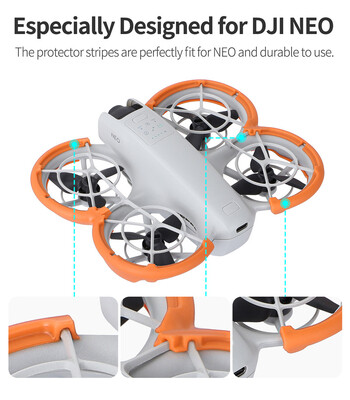 Προστατευτικό έλικα για DJI Neo Drone Protector Δακτύλιοι προφυλακτήρα Έλικας Αντιπτωτικό Ελαφρύ κάλυμμα προστασίας για αξεσουάρ DJI Neo