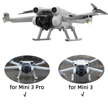 Πτυσσόμενο εξοπλισμό προσγείωσης BRDRC για DJI Mini 3/Mini 3 Pro Drone Γρήγορης αποδέσμευσης Αξεσουάρ προστασίας ποδιών επέκτασης τριπόδου