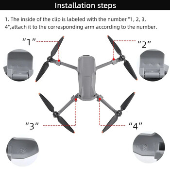 Κιτ προέκτασης ποδιού προσγείωσης Air 3 Landing Gear Drone Drone Heighten Tripod Stand για αξεσουάρ DJI Air 3