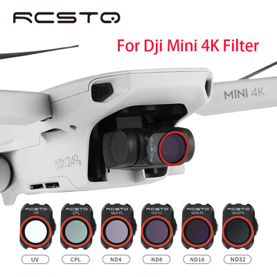 RCSTQ For Dji Mini 4K Drone Σετ φίλτρων UV/CPL/4NDPL/8NDPL/16NDPL/32 ND PL Φίλτρο φακού κάμερας για αξεσουάρ Dji Mini 4K