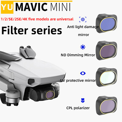 Primjenjivo na DJI MINI filter 4k/1/2/se/2SE univerzalni set dodataka za DJI drone UV zaštita NDPL zatamnjenje polarizacija