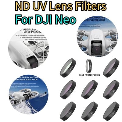 Filtre lentile ND CPL pentru lentile DJI NEO Oglindă de estompare Protecție UV Filtru polarizant CPL Accesorii pentru dronă