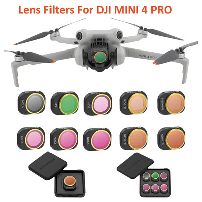 Filter objektiva za DJI Mini 4 Pro Komplet filtera objektiva UV CPL ND NDPL 8/16/32/64 Za DJI Mini 4 Pro optički stakleni dodaci za drone