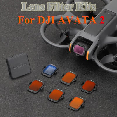 За DJI AVATA 2 Lens Shooting Filter Camera Dimmer MCUV/ND8/16/32/64/128 Комплекти леки филтри Drone Protector Аксесоари