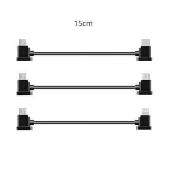 15CM 30CM Τηλεχειριστήριο Drone Micro Type-C IOS Data Cable Tablet Line for DJI Mavic 2pro/Air/Mini SE/Mini/Mavic pro