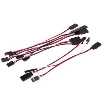 5 τμχ Καλώδιο επέκτασης RC Servo 1 έως 1 / 1 έως 2 / 1 έως 3 / 1 έως 4 Αρσενικό Γυναικείο 15/30 cm Για RC Futaba JR Drone Servo Part DIY