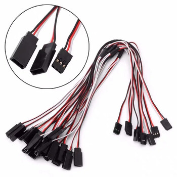 5 τμχ Καλώδιο επέκτασης RC Servo 1 έως 1 / 1 έως 2 / 1 έως 3 / 1 έως 4 Αρσενικό Γυναικείο 15/30 cm Για RC Futaba JR Drone Servo Part DIY