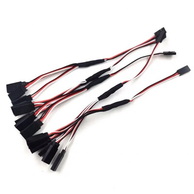 5 τμχ Καλώδιο επέκτασης RC Servo 1 έως 1 / 1 έως 2 / 1 έως 3 / 1 έως 4 Αρσενικό Γυναικείο 15/30 cm Για RC Futaba JR Drone Servo Part DIY